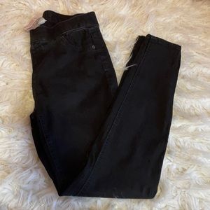Justice black jeans
